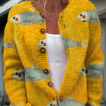 Anouk™ | Cardigan en maille vintage