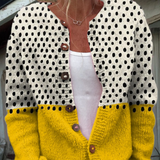 Junella™ | Cardigan en maille vintage