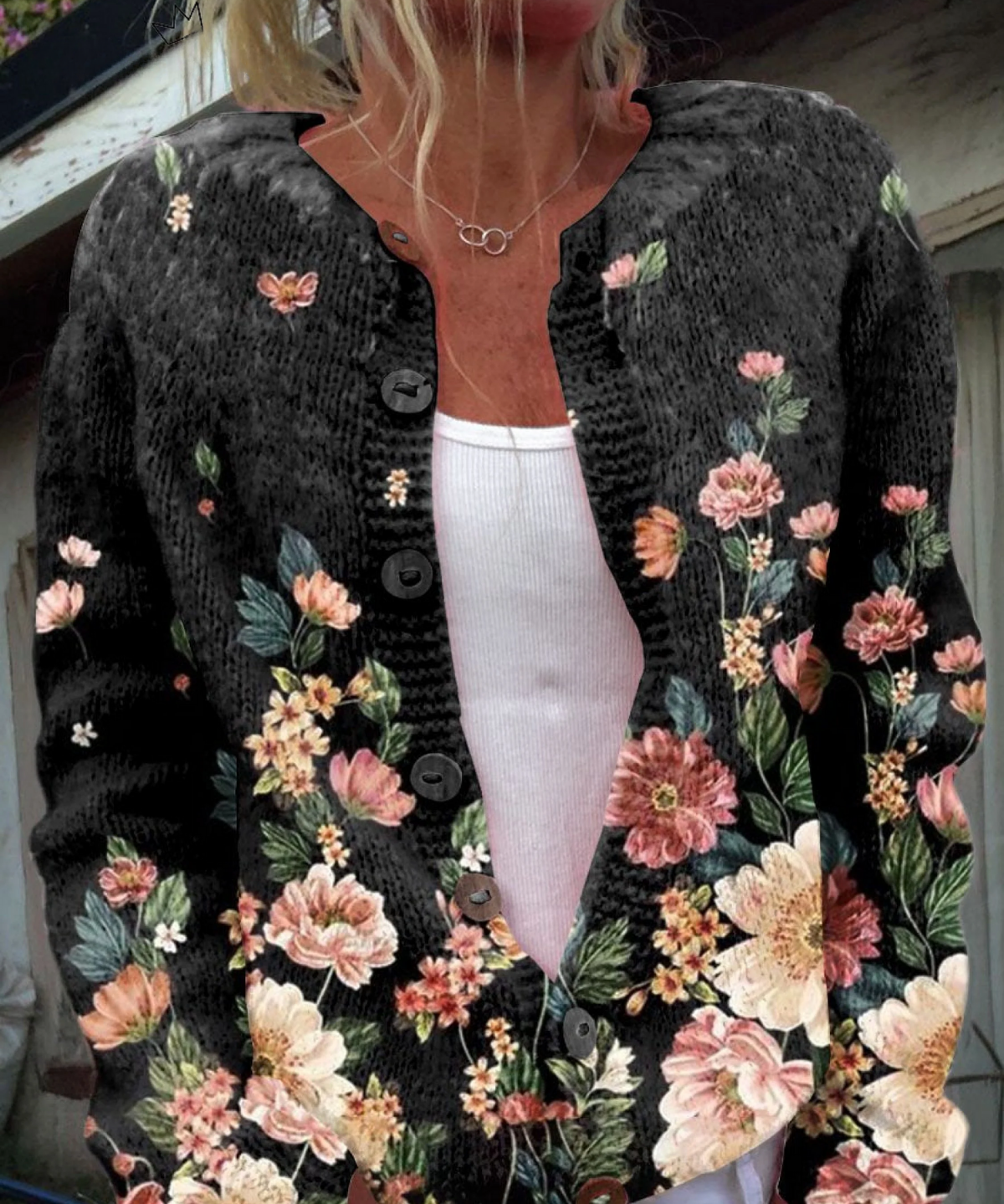 Kivara™ | Cardigan floral vintage