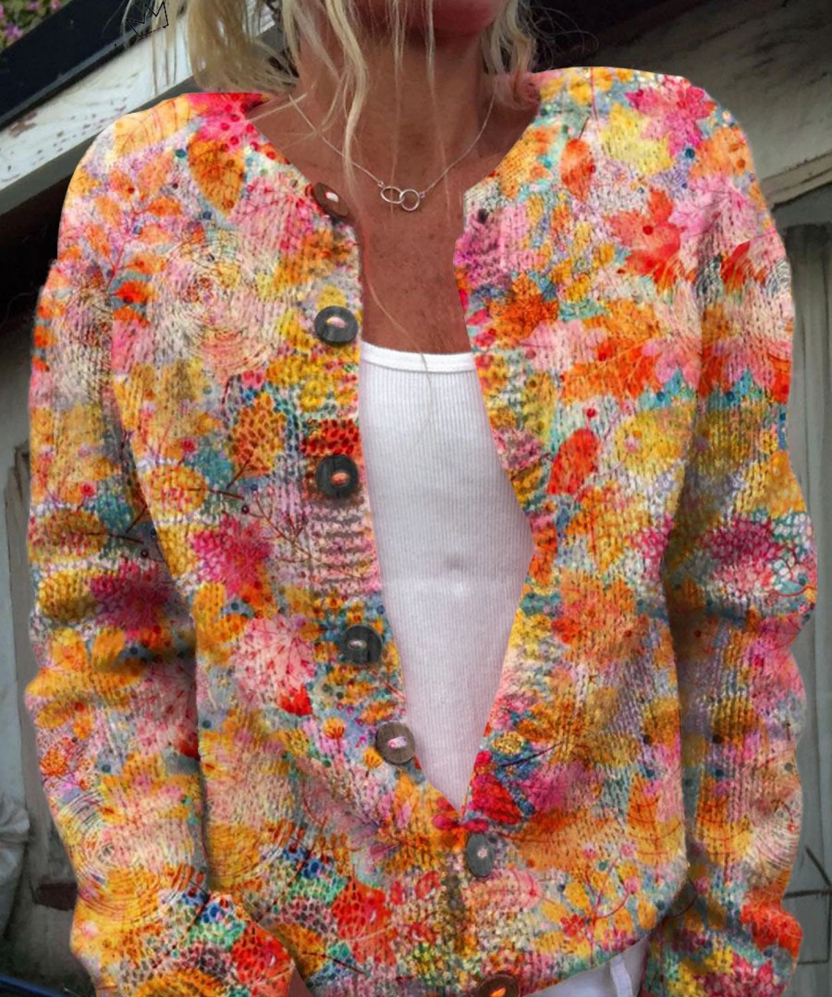 Helena™ | Cardigan en maille vintage