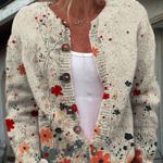 Sabrina™ | Cardigan en maille floral vintage
