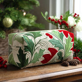 Quilted Cosmetic Bag with Blooming Holly