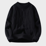 Premium Sweter z Wzorem Łamigłówki
