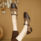 Zofia – Buty vintage z klamrą