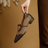 Zofia – Buty vintage z klamrą