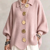 Zofia™ - Elegancki Kardigan Oversize z Efektownymi Guzikami