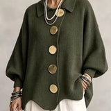 Zofia™ - Elegancki Kardigan Oversize z Efektownymi Guzikami