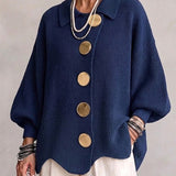 Zofia™ - Elegancki Kardigan Oversize z Efektownymi Guzikami